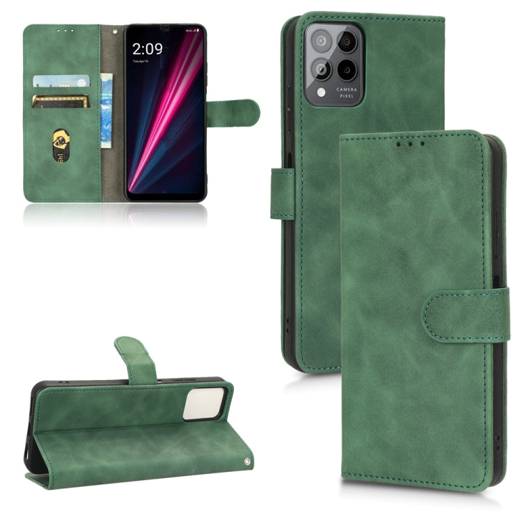Skin Feel Magnetic Flip Leather Phone Case, For Motorola Moto G32, For T-Mobile Revvl 6 5G, For T-Mobile Revvl 6 Pro 5G, For vivo Y02s, For vivo Y77 Global, For OnePlus 10T 5G