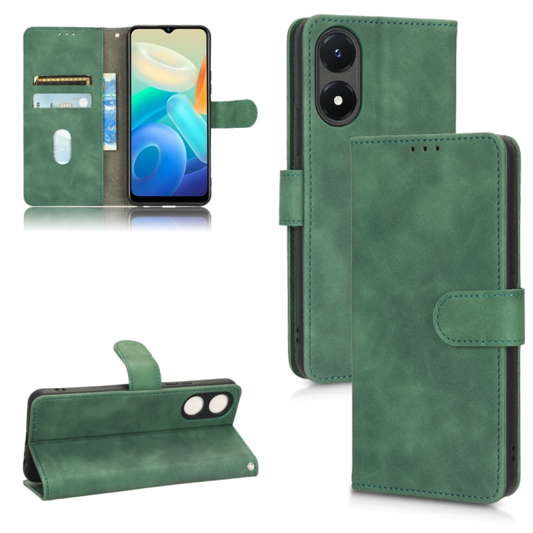 Skin Feel Magnetic Flip Leather Phone Case, For Motorola Moto G32, For T-Mobile Revvl 6 5G, For T-Mobile Revvl 6 Pro 5G, For vivo Y02s, For vivo Y77 Global, For OnePlus 10T 5G