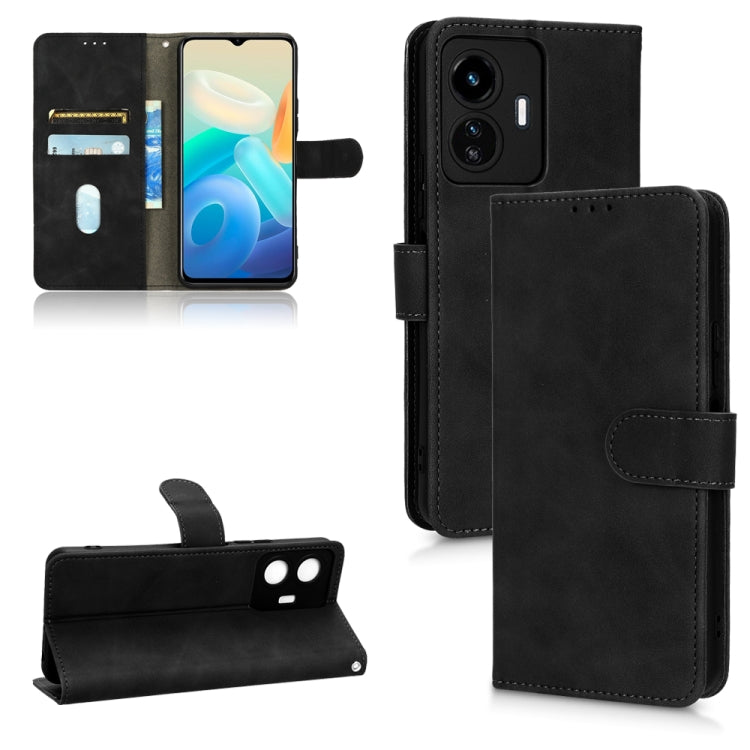 Skin Feel Magnetic Flip Leather Phone Case, For Motorola Moto G32, For T-Mobile Revvl 6 5G, For T-Mobile Revvl 6 Pro 5G, For vivo Y02s, For vivo Y77 Global, For OnePlus 10T 5G
