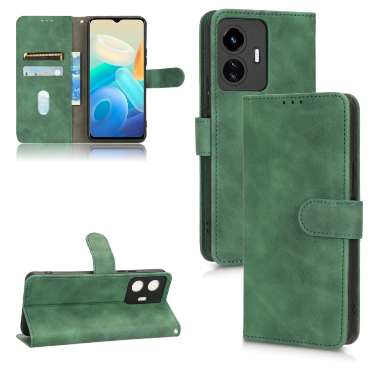 Skin Feel Magnetic Flip Leather Phone Case, For Motorola Moto G32, For T-Mobile Revvl 6 5G, For T-Mobile Revvl 6 Pro 5G, For vivo Y02s, For vivo Y77 Global, For OnePlus 10T 5G