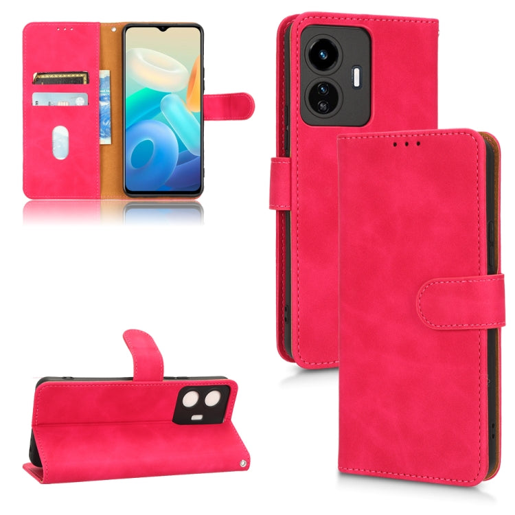 Skin Feel Magnetic Flip Leather Phone Case, For Motorola Moto G32, For T-Mobile Revvl 6 5G, For T-Mobile Revvl 6 Pro 5G, For vivo Y02s, For vivo Y77 Global, For OnePlus 10T 5G