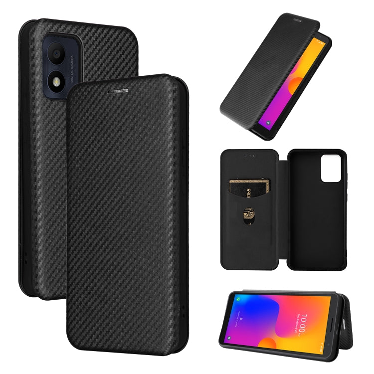 Carbon Fiber Texture Flip Leather Phone Case, For Alcatel 1B 2022, For Asus Zenfone 9, For Motorola Moto G32, For Samsung Galaxy Z Fold4, For Xiaomi Redmi K50 Ultra, For OnePlus 10T 5G