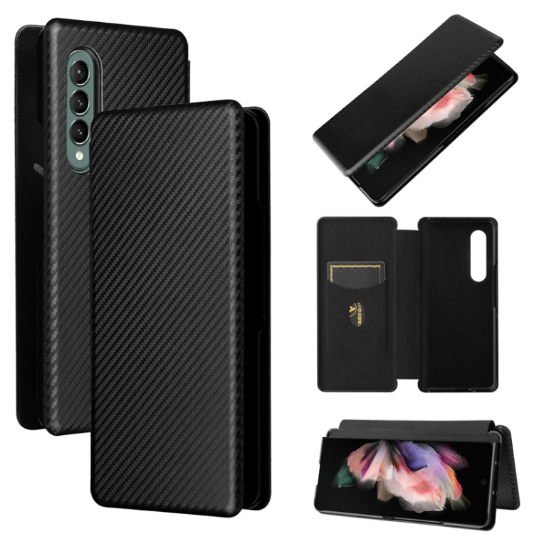 Carbon Fiber Texture Flip Leather Phone Case, For Alcatel 1B 2022, For Asus Zenfone 9, For Motorola Moto G32, For Samsung Galaxy Z Fold4, For Xiaomi Redmi K50 Ultra, For OnePlus 10T 5G