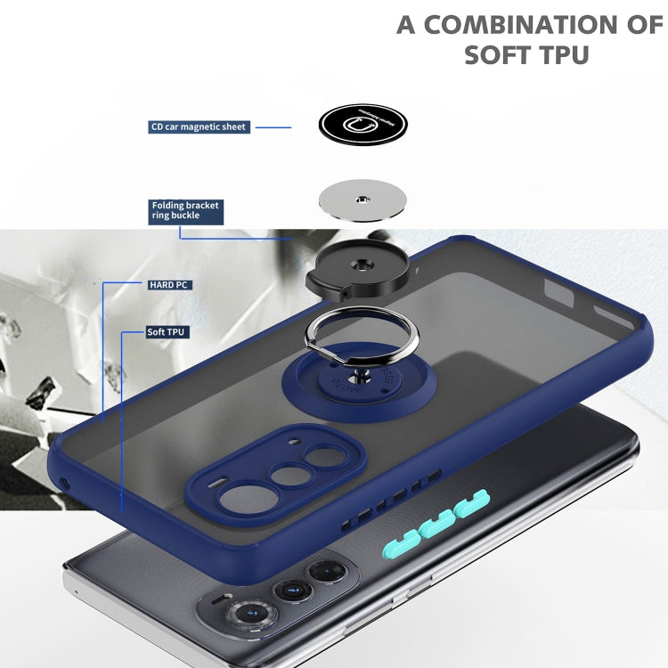 Q Shadow 1 Series TPU + PC Phone Case with Ring Holder, For Motorola Edge 2022