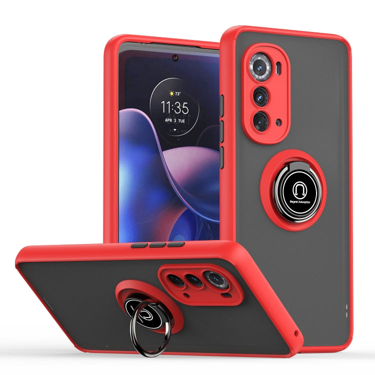 Q Shadow 1 Series TPU + PC Phone Case with Ring Holder, For Motorola Edge 2022