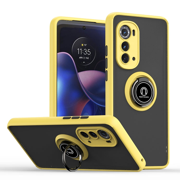 Q Shadow 1 Series TPU + PC Phone Case with Ring Holder, For Motorola Edge 2022