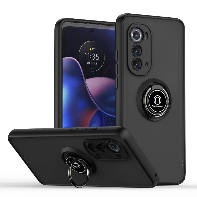 Q Shadow 1 Series TPU + PC Phone Case with Ring Holder, For Motorola Edge 2022