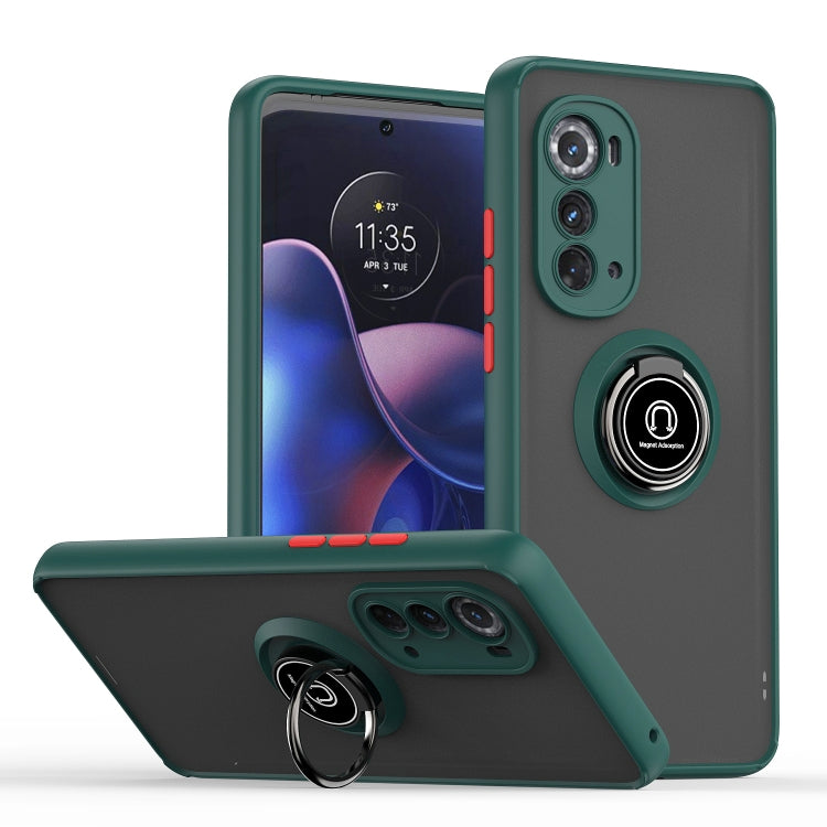 Q Shadow 1 Series TPU + PC Phone Case with Ring Holder, For Motorola Edge 2022