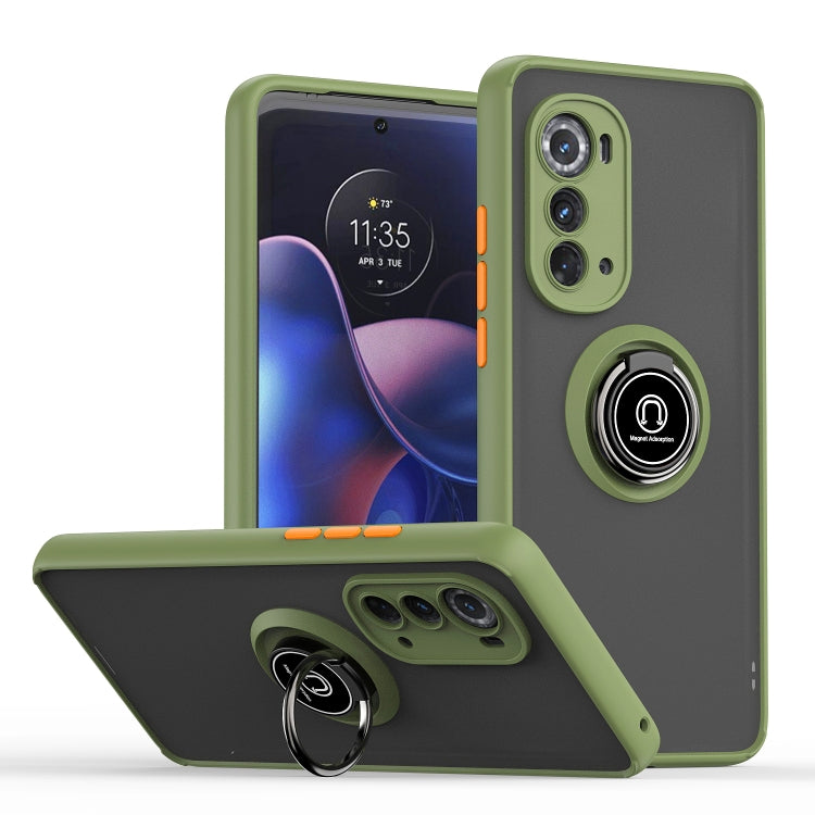 Q Shadow 1 Series TPU + PC Phone Case with Ring Holder, For Motorola Edge 2022