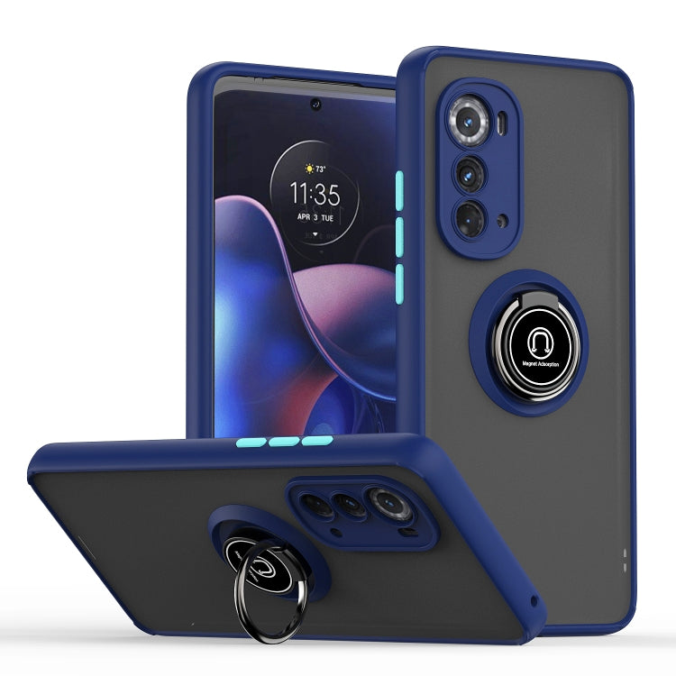 Q Shadow 1 Series TPU + PC Phone Case with Ring Holder, For Motorola Edge 2022