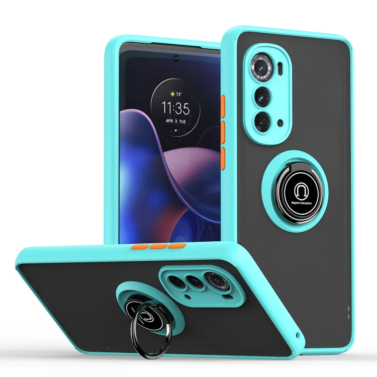 Q Shadow 1 Series TPU + PC Phone Case with Ring Holder, For Motorola Edge 2022