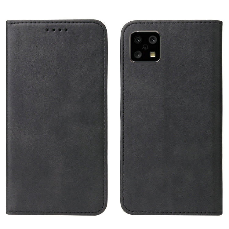 Magnetic Closure Leather Phone Case, For Sharp Aquos Sense 4, For Sharp Aquos V6 / V6 Plus, For Sharp Aquos R2, For Sharp Aquos Sense 4 Lite, For Sharp Aquos Sense 6, For Sharp Aquos R3 / SHV44 / SH-04L