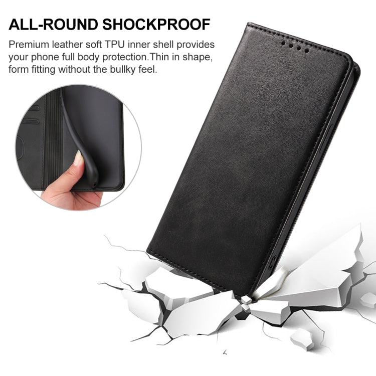 Magnetic Closure Leather Phone Case, For Sharp Aquos Sense 4, For Sharp Aquos V6 / V6 Plus, For Sharp Aquos R2, For Sharp Aquos Sense 4 Lite, For Sharp Aquos Sense 6, For Sharp Aquos R3 / SHV44 / SH-04L