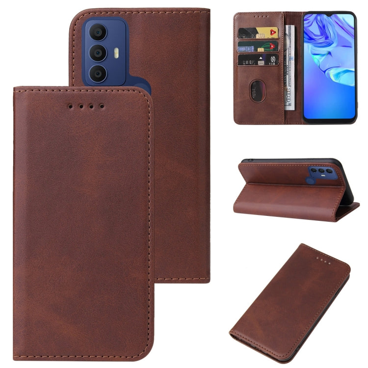 Magnetic Closure Leather Phone Case, For Sharp Aquos Sense 4, For Sharp Aquos V6 / V6 Plus, For Sharp Aquos R2, For Sharp Aquos Sense 4 Lite, For Sharp Aquos Sense 6, For Sharp Aquos R3 / SHV44 / SH-04L