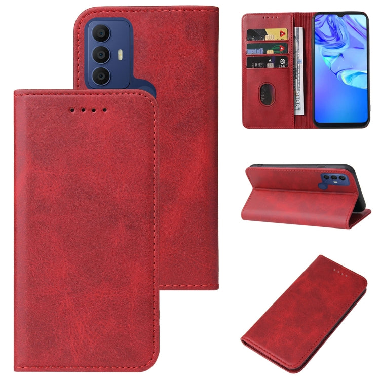 Magnetic Closure Leather Phone Case, For Sharp Aquos Sense 4, For Sharp Aquos V6 / V6 Plus, For Sharp Aquos R2, For Sharp Aquos Sense 4 Lite, For Sharp Aquos Sense 6, For Sharp Aquos R3 / SHV44 / SH-04L