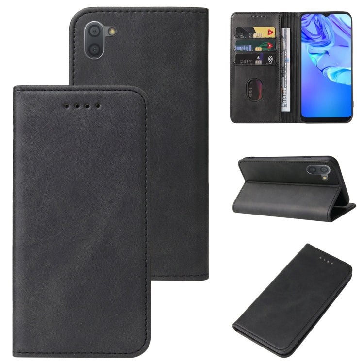 Magnetic Closure Leather Phone Case, For Sharp Aquos R2, For Sharp Aquos R7 / P7, For Sharp Aquos S3, For Sharp Aquos Sense 4, For Sharp Aquos Sense 4 Lite, For Sharp Aquos Sense 6, For Sharp Simple Sumaho 6A 201SH, For Sharp Aquos V6 / V6 Plus        ...