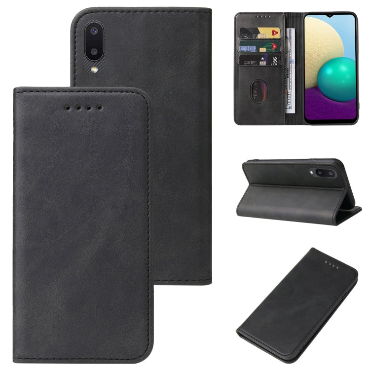 Magnetic Closure Leather Phone Case, For Samsung Galaxy A02 / M02, For Samsung Galaxy A03s 166mm, For Samsung Galaxy A10e, For Samsung Galaxy A11, For Samsung Galaxy A12 5G, For Samsung Galaxy A13 4G, For Samsung Galaxy A22 5G JP Version               ...