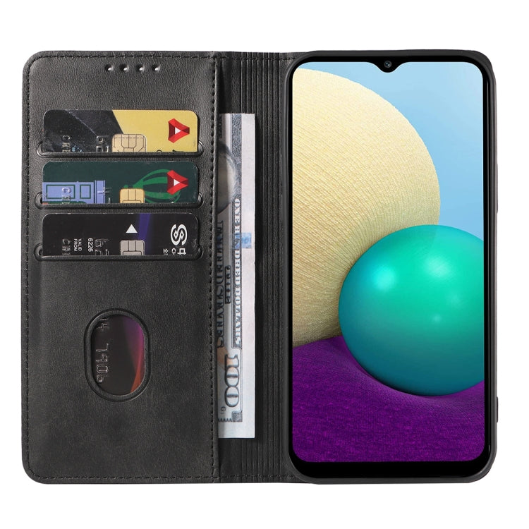 Magnetic Closure Leather Phone Case, For Samsung Galaxy A02 / M02, For Samsung Galaxy A03s 166mm, For Samsung Galaxy A10e, For Samsung Galaxy A11, For Samsung Galaxy A12 5G, For Samsung Galaxy A13 4G, For Samsung Galaxy A22 5G JP Version               ...