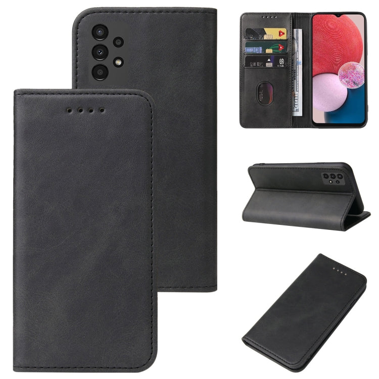 Magnetic Closure Leather Phone Case, For Samsung Galaxy A02 / M02, For Samsung Galaxy A03s 166mm, For Samsung Galaxy A10e, For Samsung Galaxy A11, For Samsung Galaxy A12 5G, For Samsung Galaxy A13 4G, For Samsung Galaxy A22 5G JP Version               ...