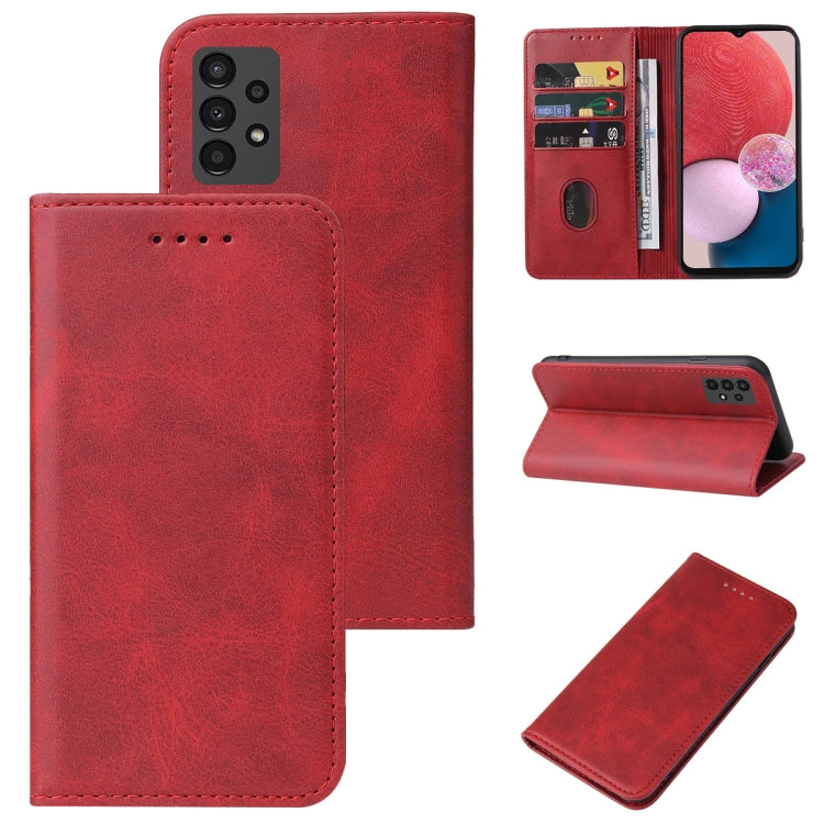 Magnetic Closure Leather Phone Case, For Samsung Galaxy A02 / M02, For Samsung Galaxy A03s 166mm, For Samsung Galaxy A10e, For Samsung Galaxy A11, For Samsung Galaxy A12 5G, For Samsung Galaxy A13 4G, For Samsung Galaxy A22 5G JP Version               ...