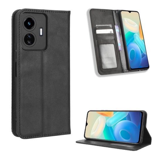 Magnetic Buckle Retro Texture Leather Phone Case, For vivo Y77 5G, For Infinix Note 12 G96, For Infinix Note 12 VIP, For Infinix Note 12i, For Tecno Camon 19 Pro, For Tecno Camon 19, For Tecno Pova3, For Tecno Spark 9 Pro, For ASUS ROG Phone 6 / 6 Pro ...