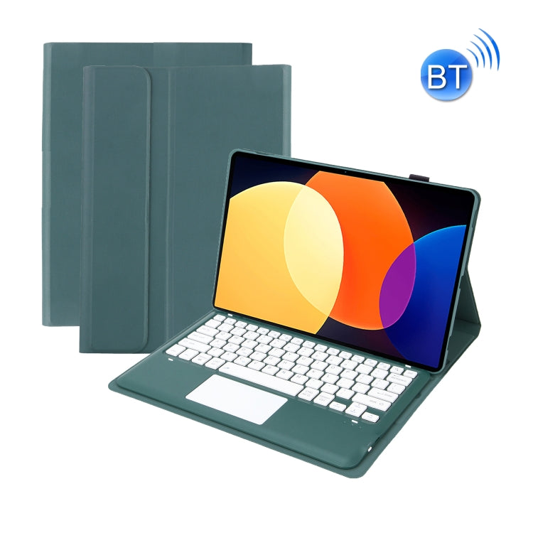 A0N4-A Detachable Sheep Pattern TPU Bluetooth Keyboard Tablet Leather Case with Touchpad, For Xiaomi Pad 5 Pro 12.4