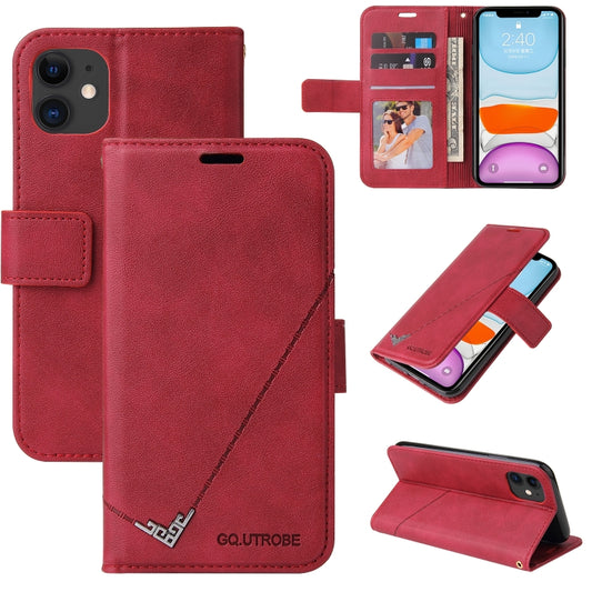 GQUTROBE Right Angle Leather Phone Case, For iPhone 11 Pro, For iPhone 11 Pro Max, For iPhone X / XS, For iPhone XR, For iPhone XS Max, For iPhone 7 Plus / 8 Plus, For iPhone 6 Plus / 6s Plus, For iPhone 6 / 6S