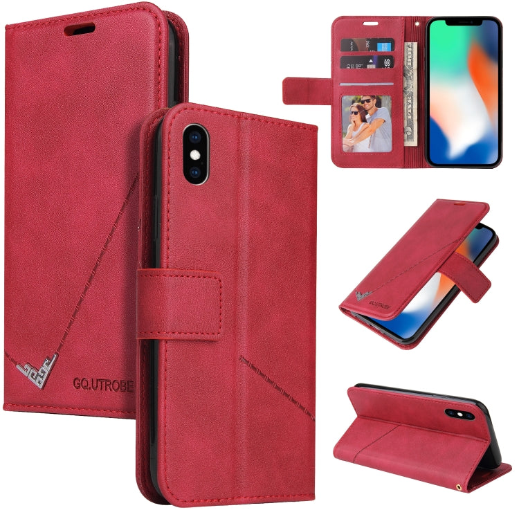 GQUTROBE Right Angle Leather Phone Case, For iPhone 11 Pro, For iPhone 11 Pro Max, For iPhone X / XS, For iPhone XR, For iPhone XS Max, For iPhone 7 Plus / 8 Plus, For iPhone 6 Plus / 6s Plus, For iPhone 6 / 6S