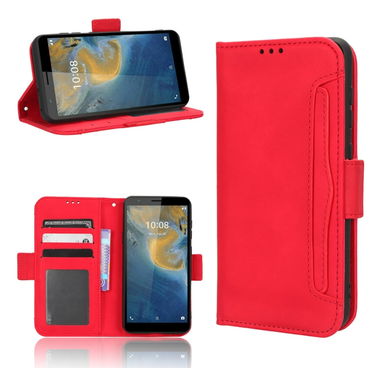 Skin Feel Calf Texture Card Slots Leather Phone Case, For OnePlus 10T 5G / Ace Pro 5G, For ZTE Avid 589 Z5158, For ZTE Nubia Red Magic 7S Pro, For ZTE Nubia Z40S Pro, For ZTE Axon 40 Pro