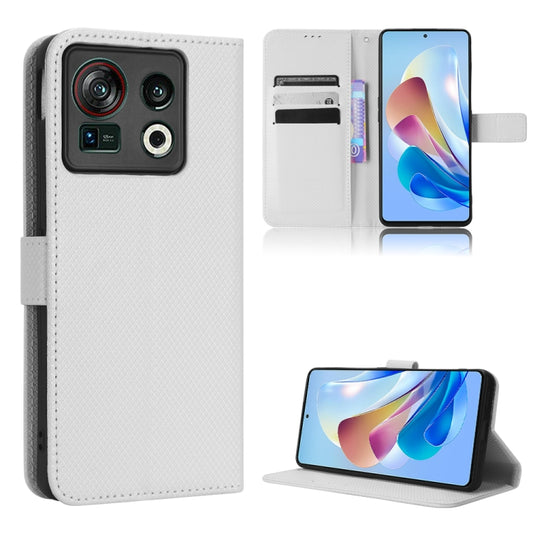 Diamond Texture Leather Phone Case, For ZTE Nubia Z40S Pro, For ZTE Axon 40 Pro
