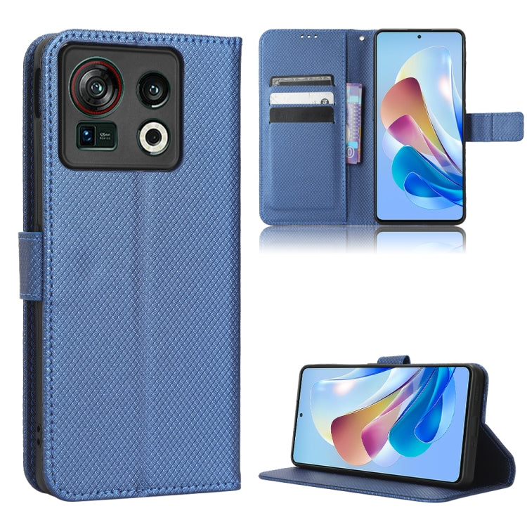 Diamond Texture Leather Phone Case, For ZTE Nubia Z40S Pro, For ZTE Axon 40 Pro