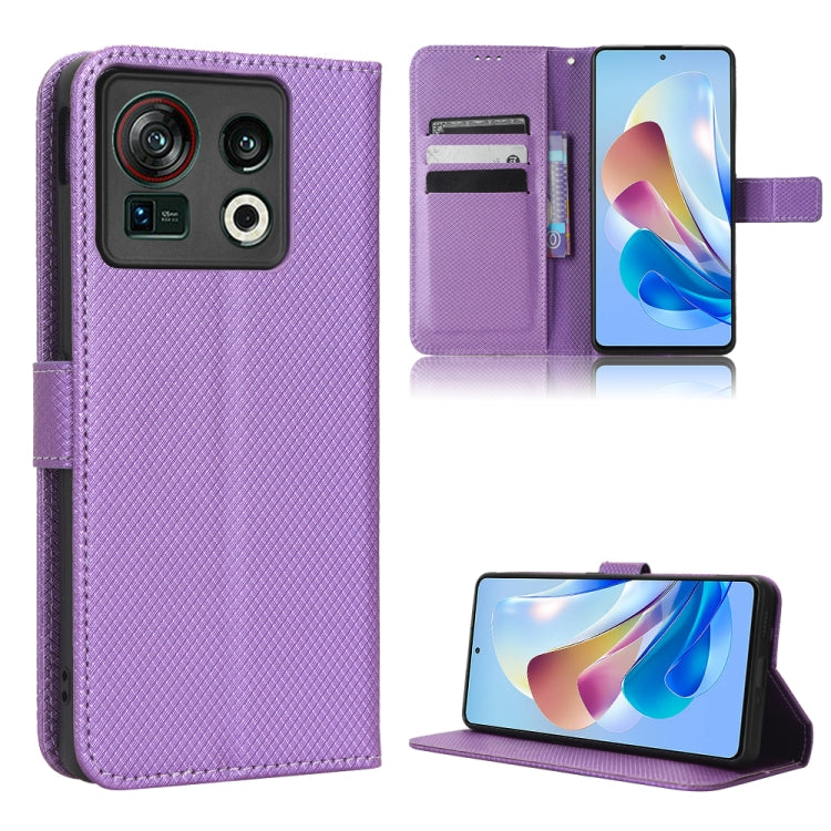 Diamond Texture Leather Phone Case, For ZTE Nubia Z40S Pro, For ZTE Axon 40 Pro