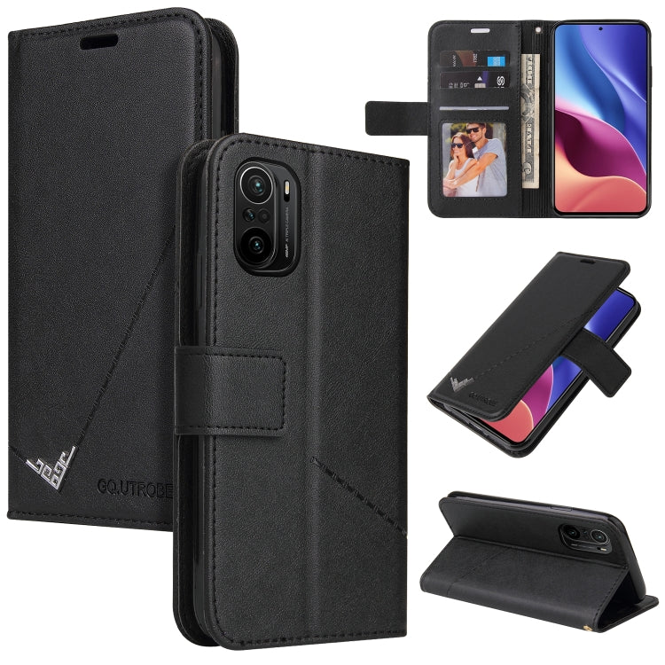 GQUTROBE Right Angle Leather Phone Case, For Xiaomi Poco F3, For Xiaomi Mi 11, For Xiaomi Mi Note 10, For Xiaomi Poco X3 NFC, For Xiaomi Mi 10T 5G, For Xiaomi Mi 10 5G, For Xiaomi Mi 10 Ultra, For Xiaomi Mi 10 Lite 5G