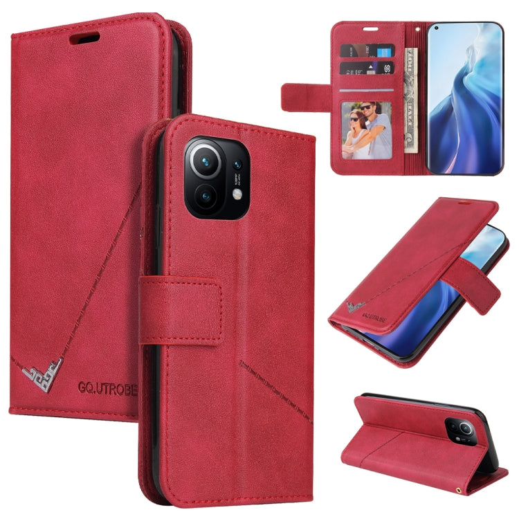 GQUTROBE Right Angle Leather Phone Case, For Xiaomi Poco F3, For Xiaomi Mi 11, For Xiaomi Mi Note 10, For Xiaomi Poco X3 NFC, For Xiaomi Mi 10T 5G, For Xiaomi Mi 10 5G, For Xiaomi Mi 10 Ultra, For Xiaomi Mi 10 Lite 5G