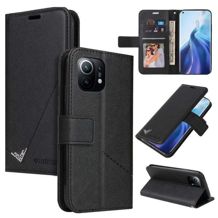 GQUTROBE Right Angle Leather Phone Case, For Xiaomi Poco F3, For Xiaomi Mi 11, For Xiaomi Mi Note 10, For Xiaomi Poco X3 NFC, For Xiaomi Mi 10T 5G, For Xiaomi Mi 10 5G, For Xiaomi Mi 10 Ultra, For Xiaomi Mi 10 Lite 5G