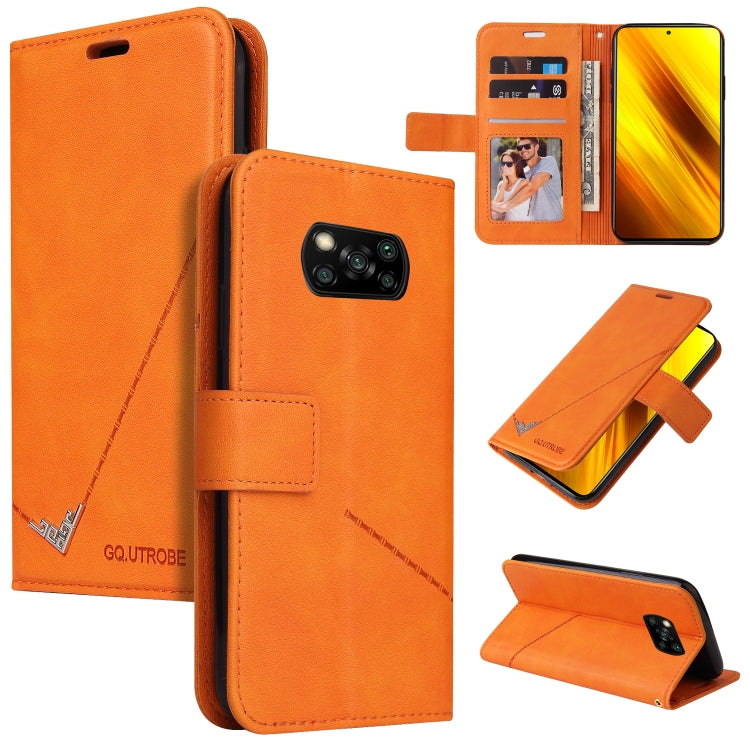 GQUTROBE Right Angle Leather Phone Case, For Xiaomi Poco F3, For Xiaomi Mi 11, For Xiaomi Mi Note 10, For Xiaomi Poco X3 NFC, For Xiaomi Mi 10T 5G, For Xiaomi Mi 10 5G, For Xiaomi Mi 10 Ultra, For Xiaomi Mi 10 Lite 5G
