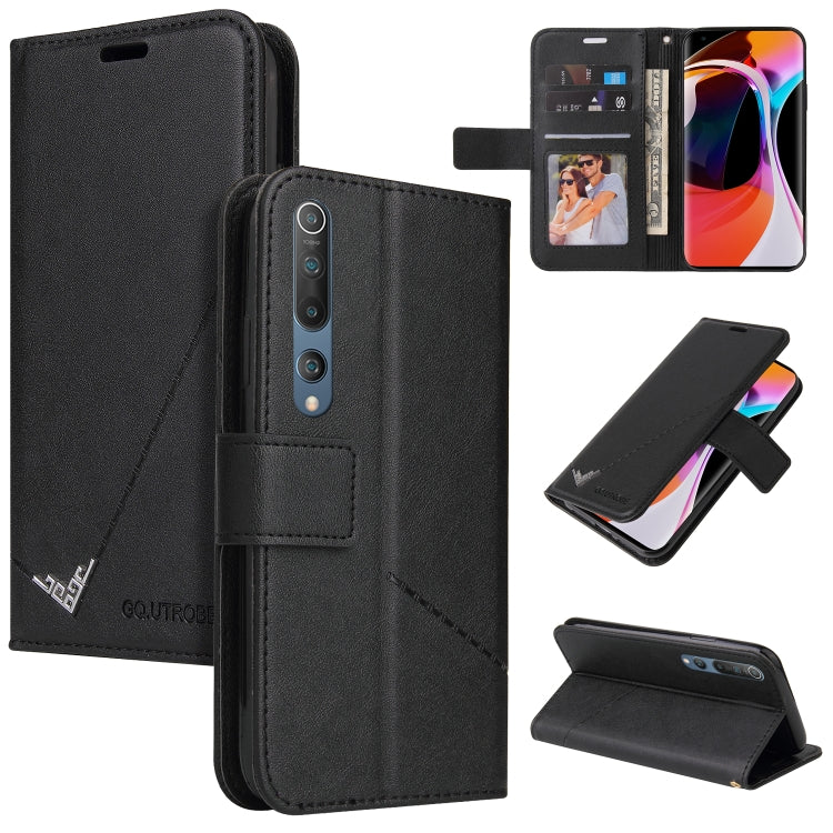 GQUTROBE Right Angle Leather Phone Case, For Xiaomi Poco F3, For Xiaomi Mi 11, For Xiaomi Mi Note 10, For Xiaomi Poco X3 NFC, For Xiaomi Mi 10T 5G, For Xiaomi Mi 10 5G, For Xiaomi Mi 10 Ultra, For Xiaomi Mi 10 Lite 5G
