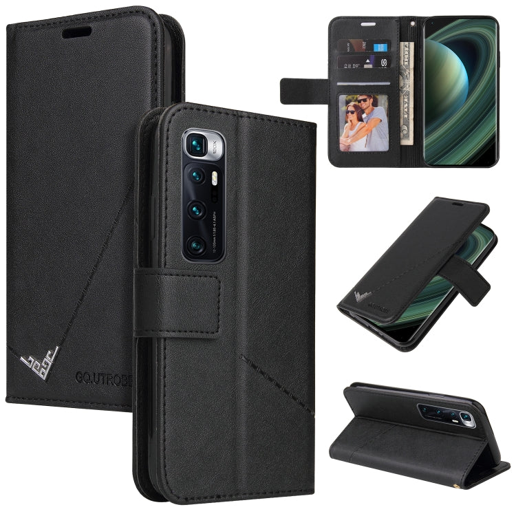 GQUTROBE Right Angle Leather Phone Case, For Xiaomi Poco F3, For Xiaomi Mi 11, For Xiaomi Mi Note 10, For Xiaomi Poco X3 NFC, For Xiaomi Mi 10T 5G, For Xiaomi Mi 10 5G, For Xiaomi Mi 10 Ultra, For Xiaomi Mi 10 Lite 5G