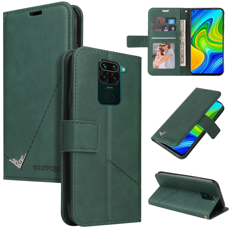 GQUTROBE Right Angle Leather Phone Case, For Xiaomi Mi A3, For Xiaomi Redmi Note 10 Pro Max, For Xiaomi Redmi Note 10 5G, For Xiaomi Redmi Note 10, For Xiaomi Redmi Note 9 5G, For Xiaomi Redmi 9T, For Xiaomi Redmi Note 9S, For Xiaomi Redmi Note 9