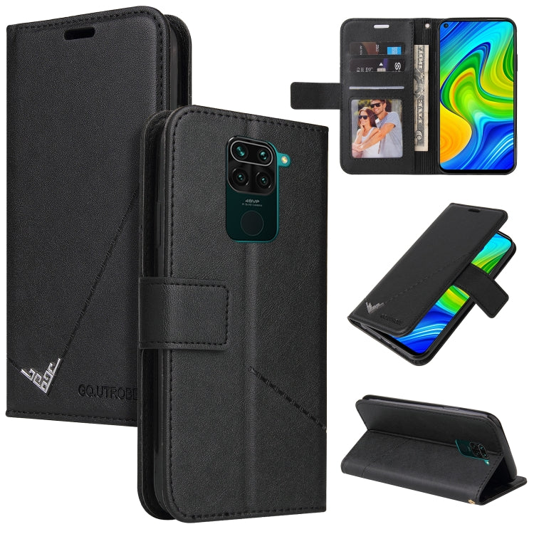 GQUTROBE Right Angle Leather Phone Case, For Xiaomi Mi A3, For Xiaomi Redmi Note 10 Pro Max, For Xiaomi Redmi Note 10 5G, For Xiaomi Redmi Note 10, For Xiaomi Redmi Note 9 5G, For Xiaomi Redmi 9T, For Xiaomi Redmi Note 9S, For Xiaomi Redmi Note 9