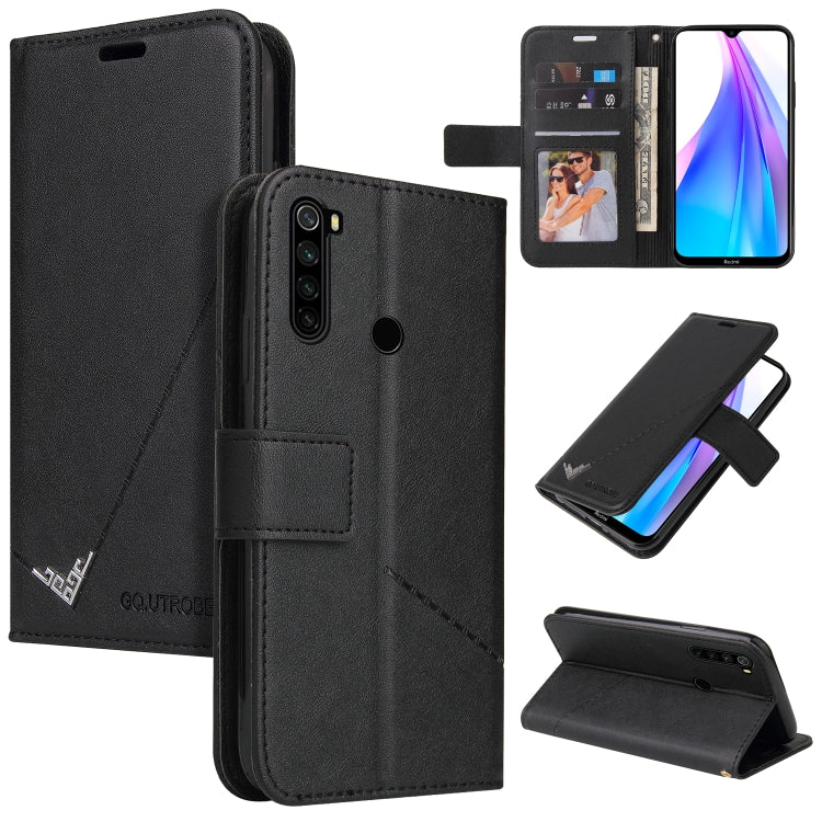 GQUTROBE Right Angle Leather Phone Case, For Xiaomi Redmi 9A, For Xiaomi Redmi 9C, For Xiaomi Redmi 9, For Xiaomi Redmi K20, For Xiaomi Redmi Note 8T, For Xiaomi Redmi Note 8 Pro, For Xiaomi Redmi Note 8, For Xiaomi Redmi 8A