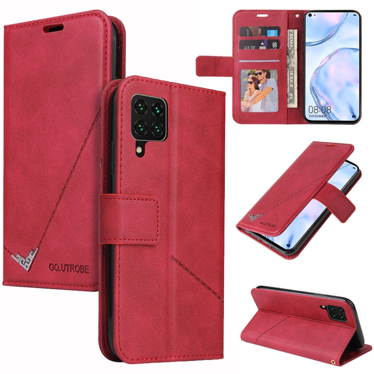 GQUTROBE Right Angle Leather Phone Case, For Huawei P40, For Huawei P40 Lite, For Huawei P40 Pro, Huawei P smart 2021, For Huawei nova 7 SE, For Huawei Mate 40, For Huawei Mate 40 Lite, For Huawei Mate 40 Pro