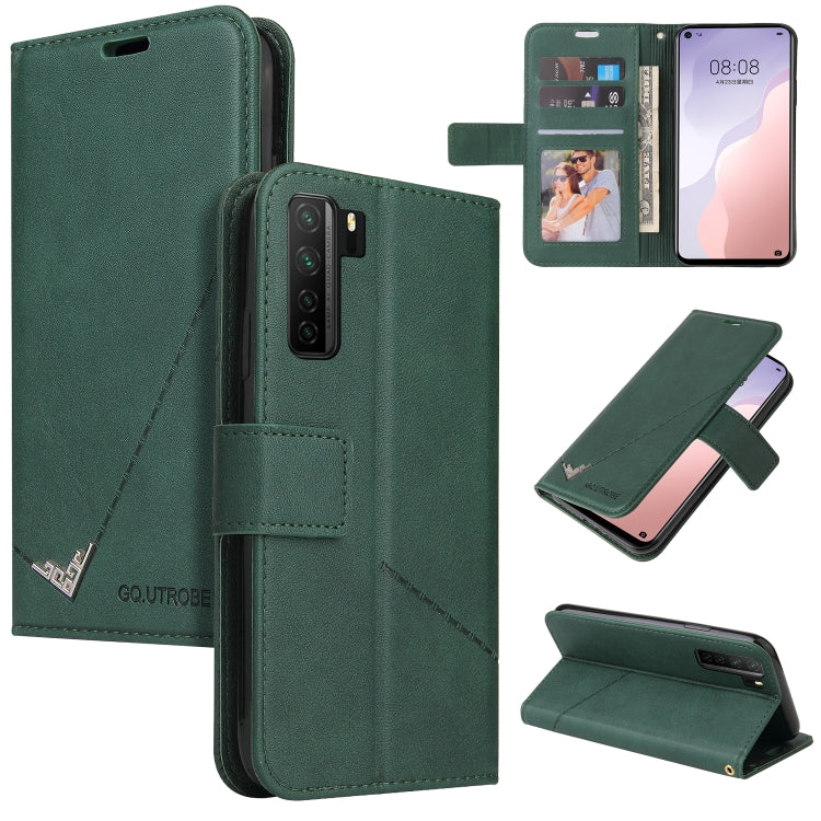 GQUTROBE Right Angle Leather Phone Case, For Huawei P40, For Huawei P40 Lite, For Huawei P40 Pro, Huawei P smart 2021, For Huawei nova 7 SE, For Huawei Mate 40, For Huawei Mate 40 Lite, For Huawei Mate 40 Pro