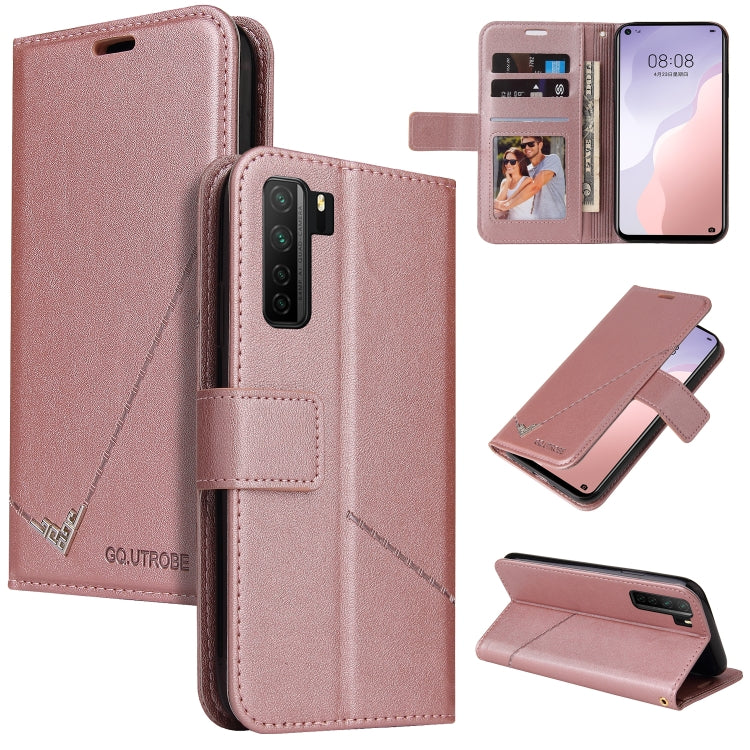 GQUTROBE Right Angle Leather Phone Case, For Huawei P40, For Huawei P40 Lite, For Huawei P40 Pro, Huawei P smart 2021, For Huawei nova 7 SE, For Huawei Mate 40, For Huawei Mate 40 Lite, For Huawei Mate 40 Pro