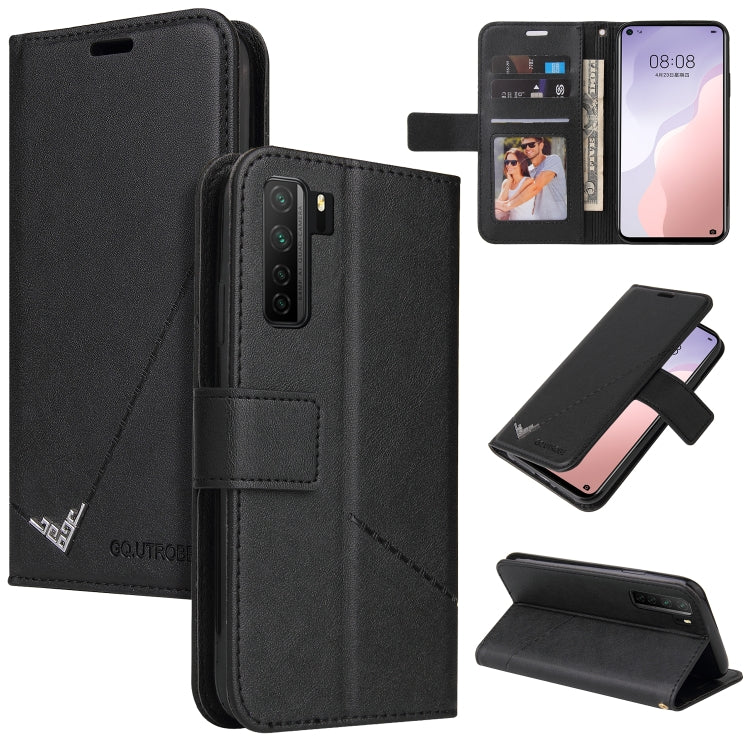 GQUTROBE Right Angle Leather Phone Case, For Huawei P40, For Huawei P40 Lite, For Huawei P40 Pro, Huawei P smart 2021, For Huawei nova 7 SE, For Huawei Mate 40, For Huawei Mate 40 Lite, For Huawei Mate 40 Pro