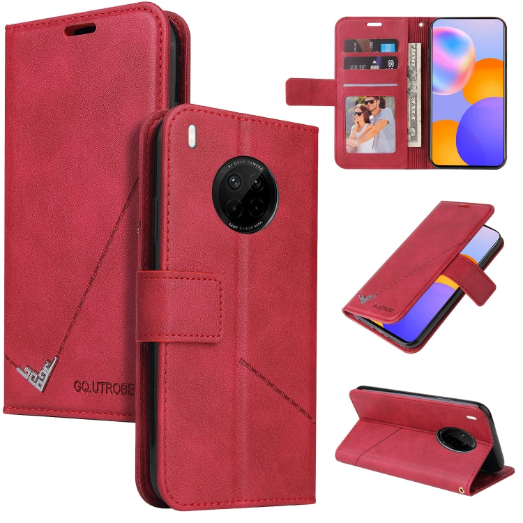 GQUTROBE Right Angle Leather Phone Case, For Huawei P40, For Huawei P40 Lite, For Huawei P40 Pro, Huawei P smart 2021, For Huawei nova 7 SE, For Huawei Mate 40, For Huawei Mate 40 Lite, For Huawei Mate 40 Pro