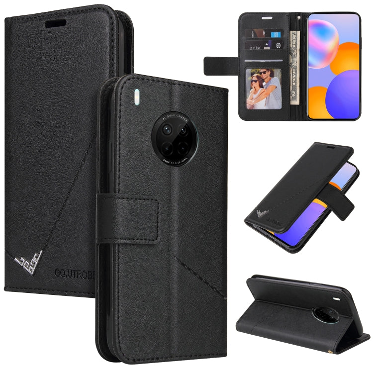GQUTROBE Right Angle Leather Phone Case, For Huawei P40, For Huawei P40 Lite, For Huawei P40 Pro, Huawei P smart 2021, For Huawei nova 7 SE, For Huawei Mate 40, For Huawei Mate 40 Lite, For Huawei Mate 40 Pro