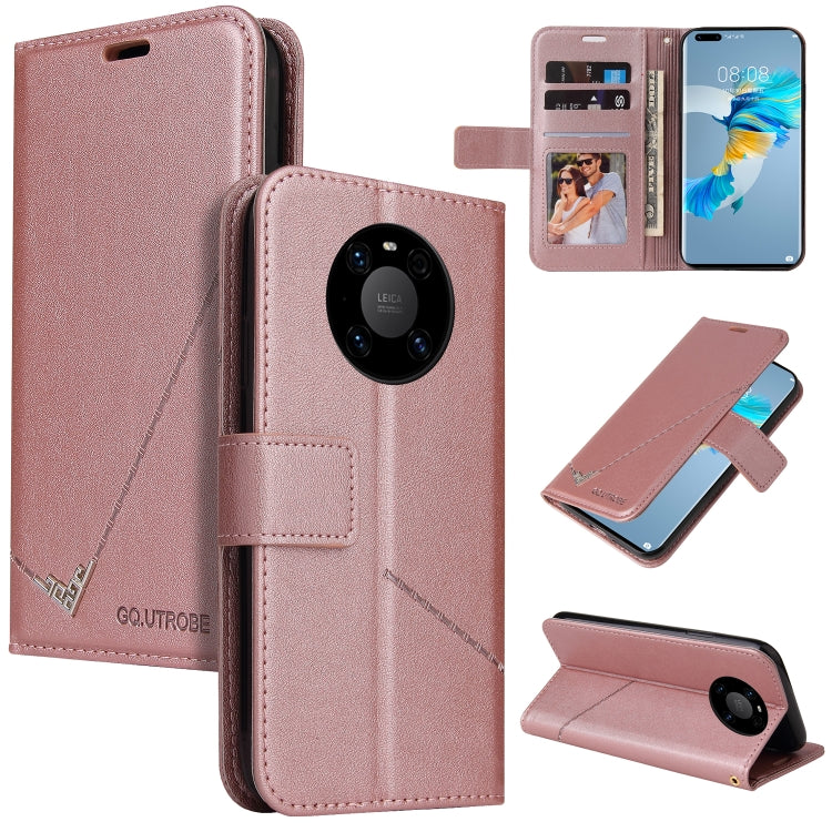 GQUTROBE Right Angle Leather Phone Case, For Huawei P40, For Huawei P40 Lite, For Huawei P40 Pro, Huawei P smart 2021, For Huawei nova 7 SE, For Huawei Mate 40, For Huawei Mate 40 Lite, For Huawei Mate 40 Pro