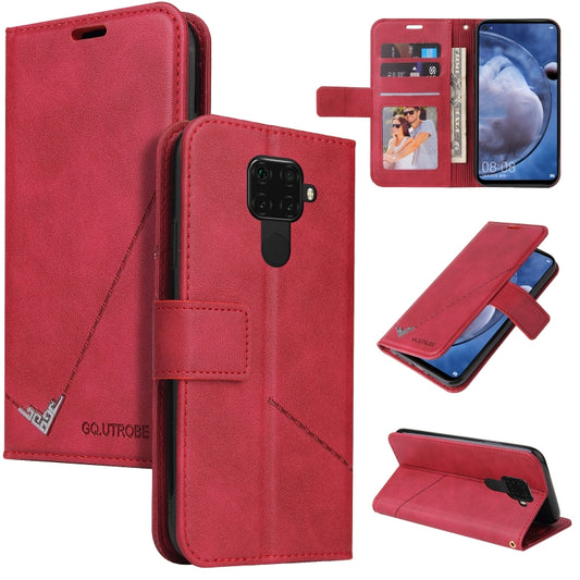 GQUTROBE Right Angle Leather Phone Case, For Huawei Mate 30 Lite, For Huawei Mate 30 Pro, For Huawei Mate 20 Pro, For Huawei P30, For Huawei P30 Pro, For Huawei P20 Lite, For Huawei P20 Pro, For Huawei Y7p