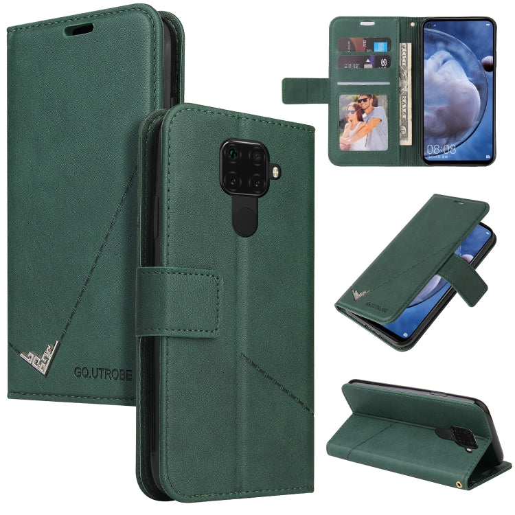 GQUTROBE Right Angle Leather Phone Case, For Huawei Mate 30 Lite, For Huawei Mate 30 Pro, For Huawei Mate 20 Pro, For Huawei P30, For Huawei P30 Pro, For Huawei P20 Lite, For Huawei P20 Pro, For Huawei Y7p